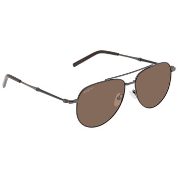 Brown Pilot Sunglasses SF226S 021