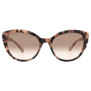 Brown Pink Gradient Cat Eye Sunglasses AMBERLEES 0HT8M2