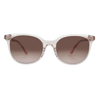 Brown Pink Gradient Oval Sunglasses ANDRIAS 035JM2