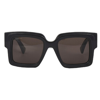 Brown Rectangular Sunglasses GG1307S 001