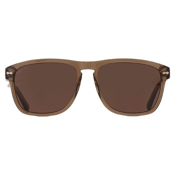 Brown Rectangular Sunglasses GG0911S 002