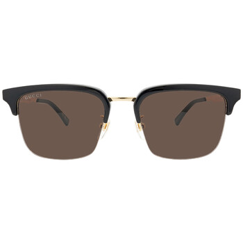 Brown Rectangular Sunglasses GG1226S 001