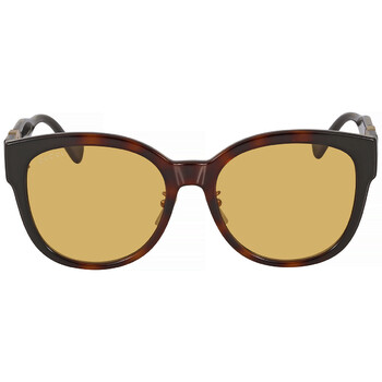 Brown Round Sunglasses GG1028SK 003