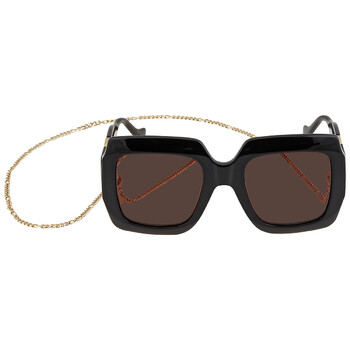 Brown Square Sunglasses GG1022S 005