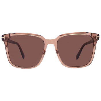 Brown Square Sunglasses FT0891K 45E