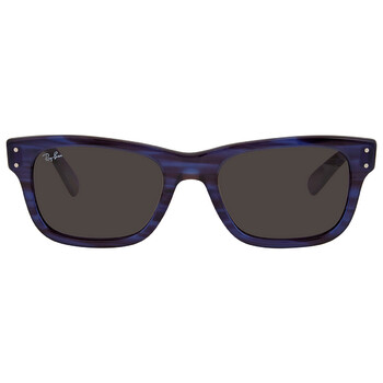 Burbank Dark Grey Rectangular Sunglasses RB2283 1339B1