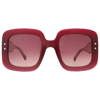 Burgundy Shaded Square Sunglasses CH 0010S 0LHF3X