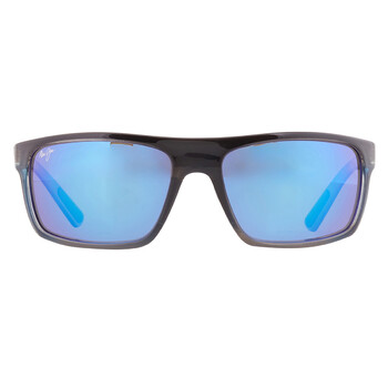 Byron Bay Blue Hawaii Wrap Sunglasses B74603F