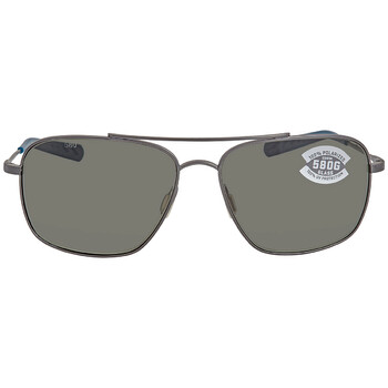 CANAVERAL Grey Polarized Glass Titanium Sunglasses CAN 185 OGGLP