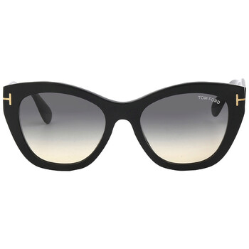 Cara Smoke Gradient Cat Eye Sunglasses FT0940 01B