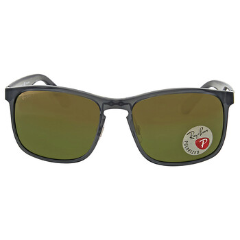 Chromance Green Mirror Chromance Square Sunglasses RB4264 8766O