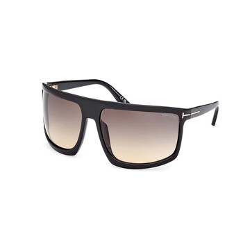 Clint Smoke Gradient Wrap Sunglasses FT1066 01B