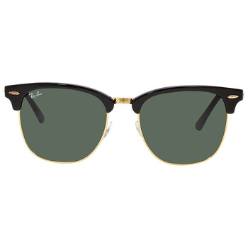 Clubmaster Classic Green Square Sunglasses RB3016 W0365
