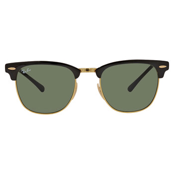 Clubmaster Metal Green Square Sunglasses RB3716 187