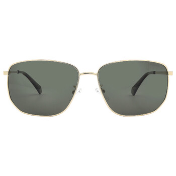 Core Polarized Green Rectangular Sunglasses PLD 2120GS 0J5GUC