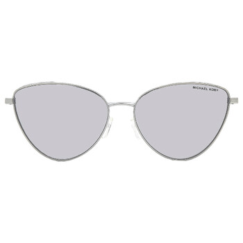 Cortez Silver Mirrored Cat Eye Sunglasses MK1140 18936G