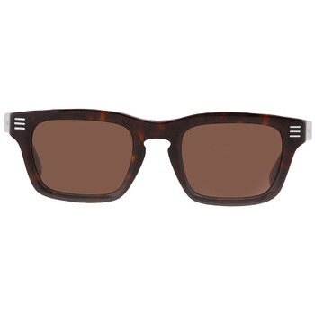 Dark Brown Rectangular Sunglasses BE4403F 300273