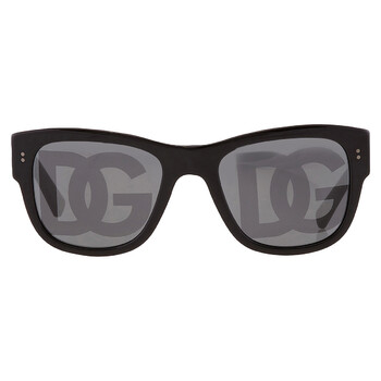 Dark Grey Logo Square Sunglasses DG4338 501M