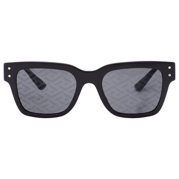 Dark Grey Monogram Blue Square Sunglasses VE4421 GB1F