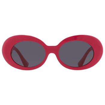 Dark Grey Oval Sunglasses VE4426BU 536787