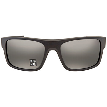 Drop Point Polarized Black Rectangular Sunglasses OO9367 936708