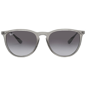 Erika Light Grey Gradient Dark Grey Round Sunglasses RB4171 65138G