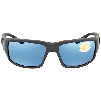 FANTAIL Blue Mirror Polarized Polycarbonate Sunglasses TF 98 OBMP