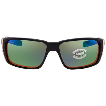 FANTAIL PRO Green Mirror Polarized Glass Sunglasses 6S9079 907902