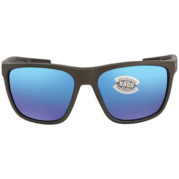 FERG Blue Mirrored Polarized Glass Sunglasses FRG 298 OGMGLP