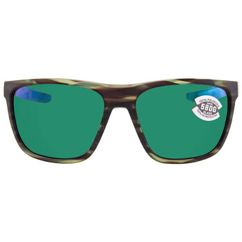 FERG Green Mirror Polarized Glass Sunglasses FRG 253 OGMGLP