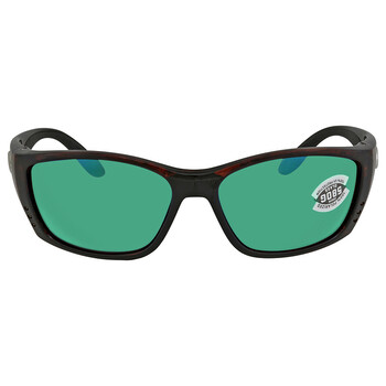 FISCH Green Mirror Polarized Glass Sunglasses FS 10 OGMGLP