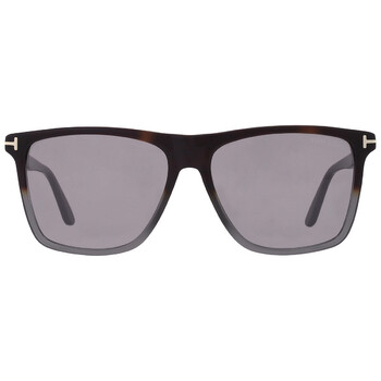 Fletcher Smoke Mirror Browline Sunglasses FT0832 55C