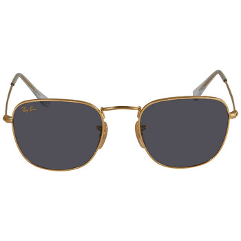 Frank Legend Gold Blue Classic Square Sunglasses RB3857 9196R5