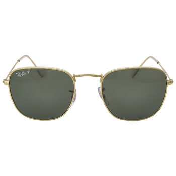 Frank Polarized Green Square Sunglasses RB3857 919658