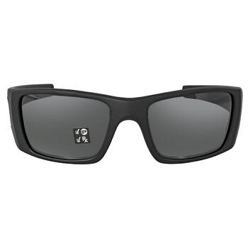 Fuel Cell Polarized Black Iridium Wrap Sunglasses OO9096 9096B3