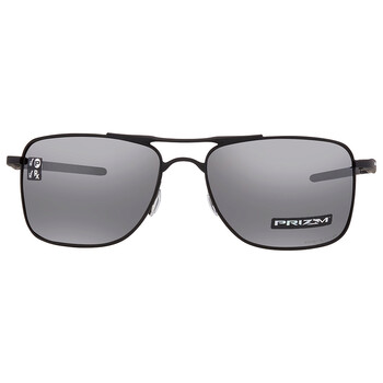 Gauge 8 Prizm Black Polarized Rectangular Sunglasses OO4124 412402