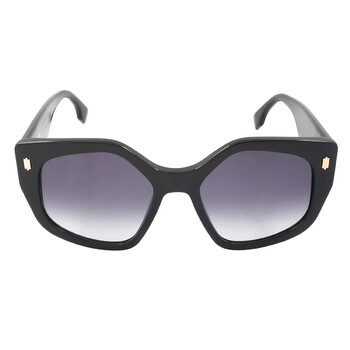 Gradient Blue Geometric Sunglasses FE40017I 01W