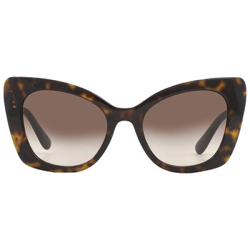 Gradient Brown Butterfly Sunglasses DG4405 50213