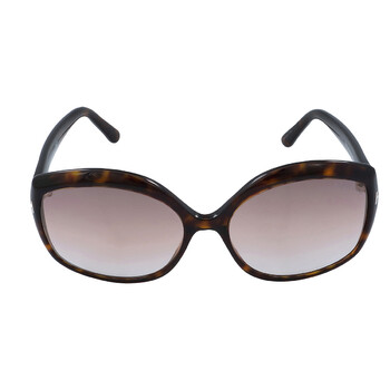 Gradient Brown Butterfly Sunglasses FT0919 52F