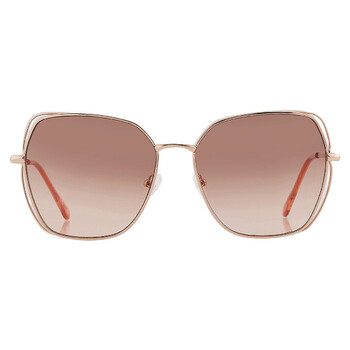 Gradient Brown Butterfly Sunglasses GF0416 28F