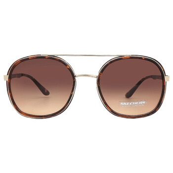Gradient Brown Sunglasses SE6184 52F