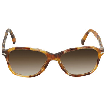 Gradient Brown Square Sunglasses 0PO3244S 112351