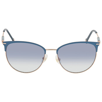 Gradient Dark Green Square Sunglasses CH 0037S 0PEF08