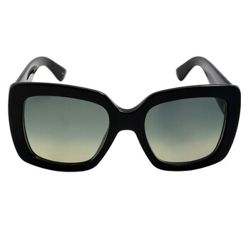 Gradient Grey Square Sunglasses GG0141SN 001