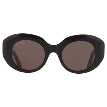 Gray Oval Sunglasses BB0235S 001