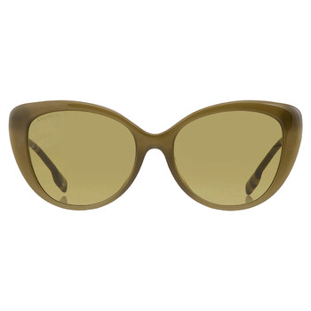 Green Cat Eye Sunglasses BE4407F 40902
