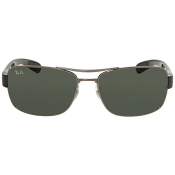 Green Classic Rectangular Sunglasses RB3522 00471