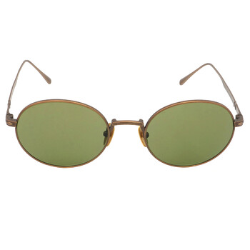 Green Oval Titanium Sunglasses PO5001ST 80034E
