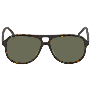 Green Pilot Sunglasses GG1156S 004