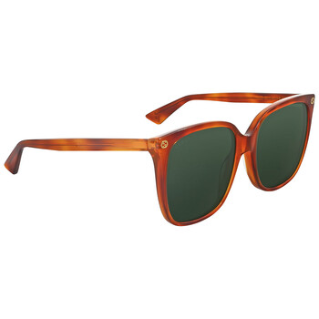 Green Square Sunglasses GG0022S 002